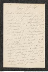 Nachlass Franz Steindachner, Brief von Christoforo Bellotti an Franz Steindachner (03.04.1884), Inv.Nr. 32.09, Seite 1